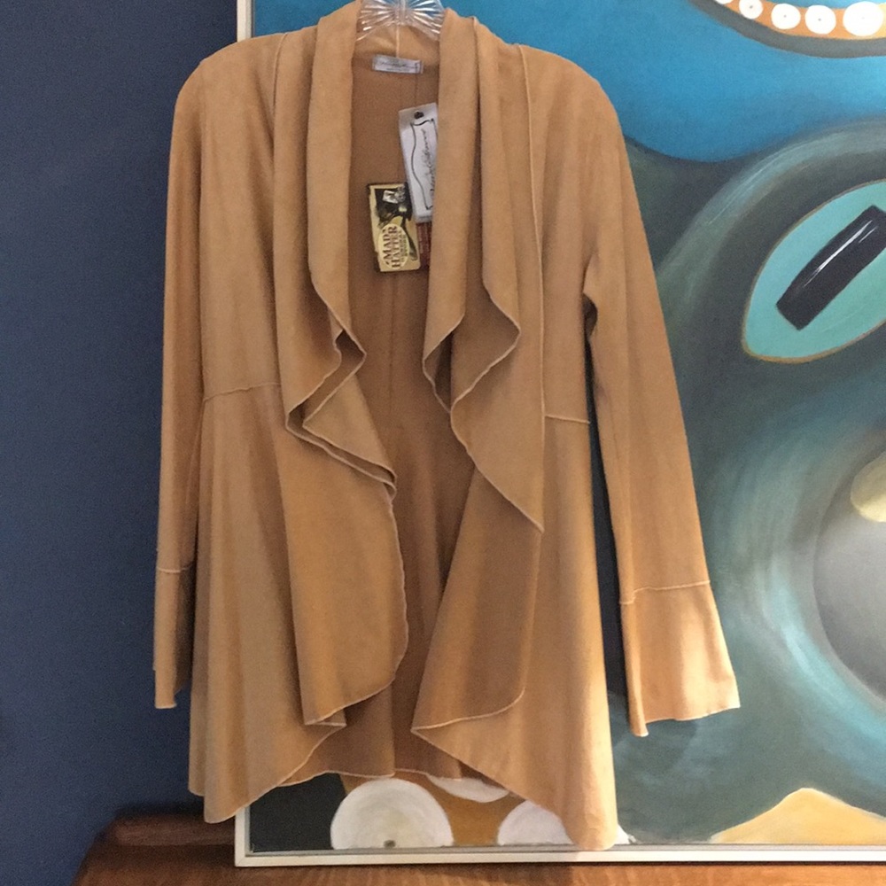 NWT- Faux Suede Jacket